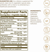 SOLGAR B-Complex 100" - 100 Tablets - Energy Metabolism, Cardiovascular Health, Nervous System Support